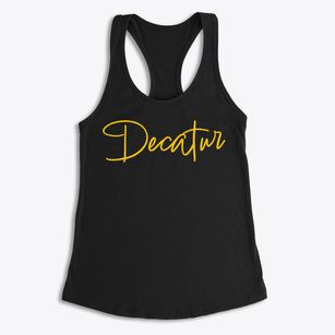 Decatur Wisconsin Freestyle Women's Racerback Tank
