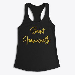 St. Francisville Louisiana Freestyle Women's Racerback Tank