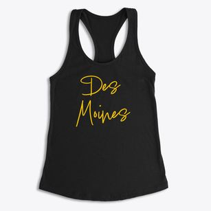 Des Moines Washington Freestyle Women's Racerback Tank