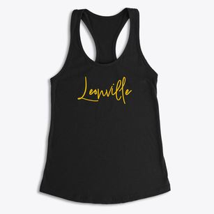 Leonville Louisiana Freestyle Women's Racerback Tank
