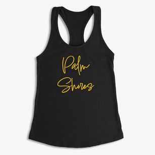 Palm Shores Florida Freestyle Women's Racerback Tank