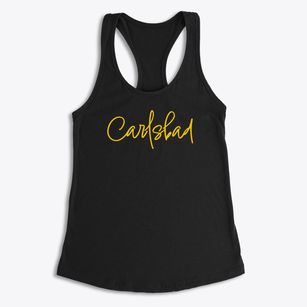 Carlsbad California Freestyle Women's Racerback Tank