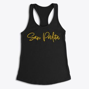 San Perlita Texas Freestyle Women's Racerback Tank