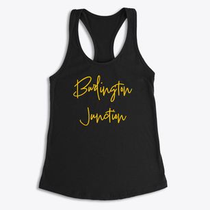 Burlington Junction Missouri Freestyle Women's Racerback Tank