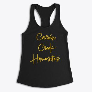 Carvin Creek Homesites California Freestyle Women's Racerback Tank