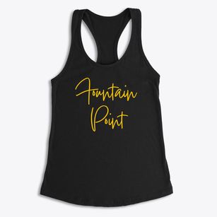 Fountain Point Michigan Freestyle Women's Racerback Tank