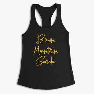Brown Mountain Beach North Carolina Freestyle Women's Racerback Tank