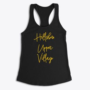 Hillsboro Upper Village New Hampshire Freestyle Women's Racerback Tank