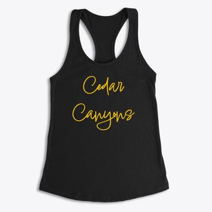 Cedar Canyons Indiana Freestyle Women's Racerback Tank