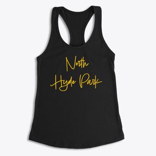 North Hyde Park North Carolina Freestyle Women's Racerback Tank
