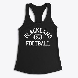 Blackland Mississippi Football Women's Racerback Tank