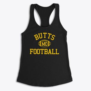 Butts Missouri Football Women's Racerback Tank