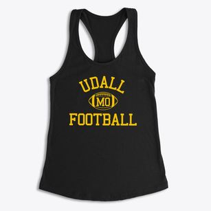 Udall Missouri Football Women's Racerback Tank