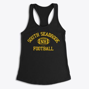 South Seabrook New Hampshire Football Women's Racerback Tank
