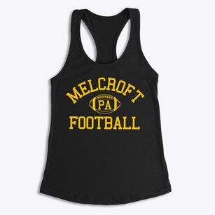 Melcroft Pennsylvania Football Women's Racerback Tank