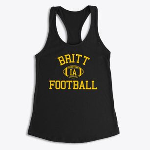 Britt Iowa Football Women's Racerback Tank