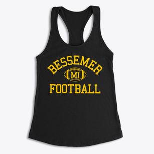 Bessemer Michigan Football Women's Racerback Tank