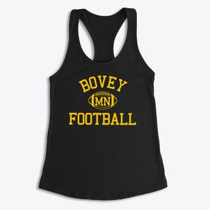Bovey Minnesota Football Women's Racerback Tank