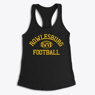 Rowlesburg West Virginia Football Women's Racerback Tank