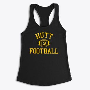 Hutt California Football Women's Racerback Tank
