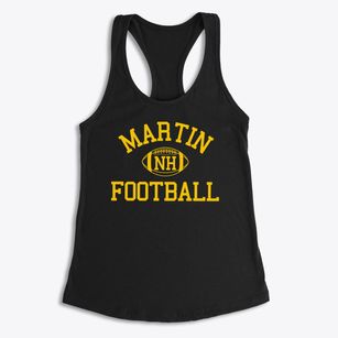 Martin New Hampshire Football Women's Racerback Tank