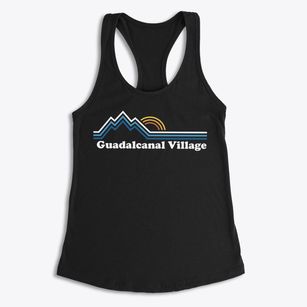 Guadalcanal Village California Mountain View Women's Racerback Tank