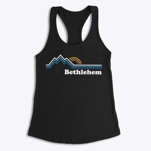 Bethlehem Mississippi Mountain View Women's Racerback Tank