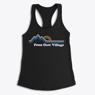 Penn Daw Village Virginia Mountain View Women's Racerback Tank