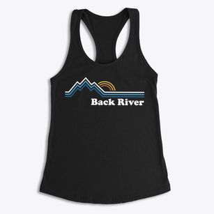 Back River Maryland Mountain View Women's Racerback Tank