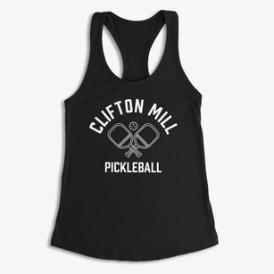 Clifton Mill Michigan Pickleball Women's Racerback Tank