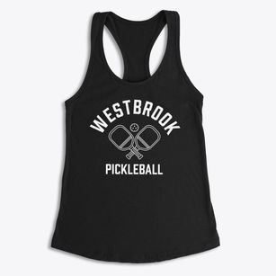 Westbrook Texas Pickleball Women's Racerback Tank