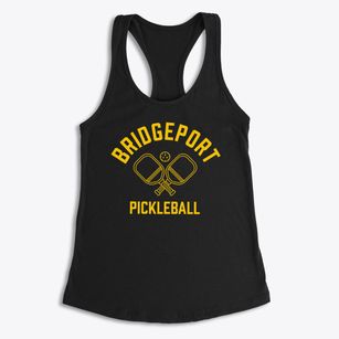 Bridgeport Michigan Pickleball Women's Racerback Tank