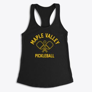 Maple Valley New York Pickleball Women's Racerback Tank