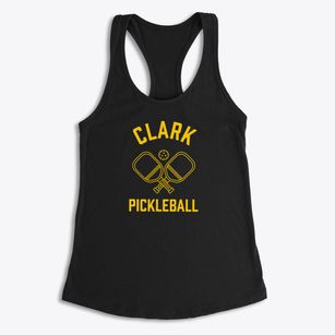 Clark North Carolina Pickleball Women's Racerback Tank