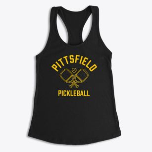 Pittsfield Massachusetts Pickleball Women's Racerback Tank