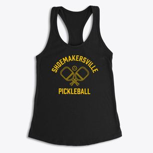 Shoemakersville Pennsylvania Pickleball Women's Racerback Tank