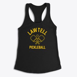 Lawtell Louisiana Pickleball Women's Racerback Tank
