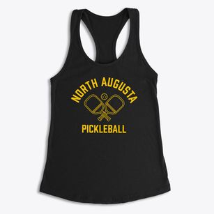 North Augusta South Carolina Pickleball Women's Racerback Tank