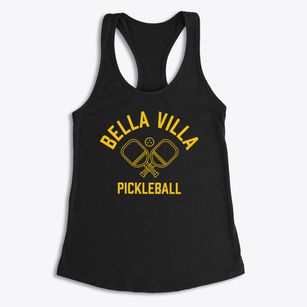 Bella Villa Missouri Pickleball Women's Racerback Tank