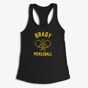 Brady Nebraska Pickleball Women's Racerback Tank
