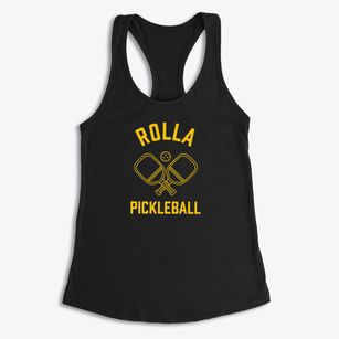 Rolla Kansas Pickleball Women's Racerback Tank