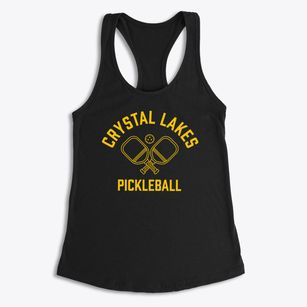 Crystal Lakes Missouri Pickleball Women's Racerback Tank