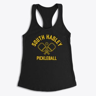 South Hadley Massachusetts Pickleball Women's Racerback Tank