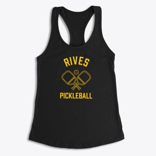 Rives Tennessee Pickleball Women's Racerback Tank