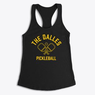 The Dalles Oregon Pickleball Women's Racerback Tank