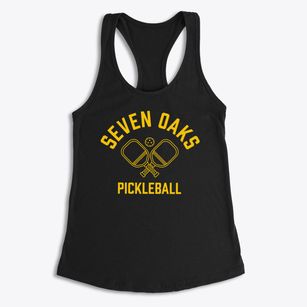 Seven Oaks Texas Pickleball Women's Racerback Tank