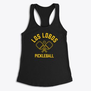 Los Lobos Texas Pickleball Women's Racerback Tank