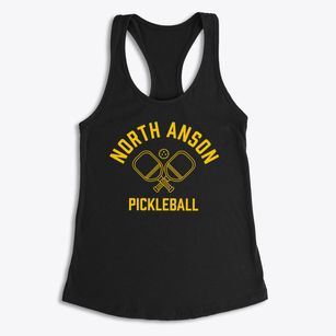 North Anson Maine Pickleball Women's Racerback Tank