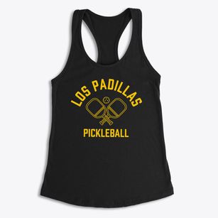 Los Padillas New Mexico Pickleball Women's Racerback Tank