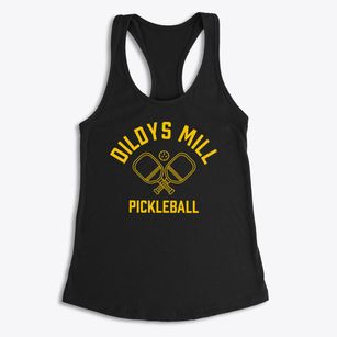 Dildys Mill North Carolina Pickleball Women's Racerback Tank